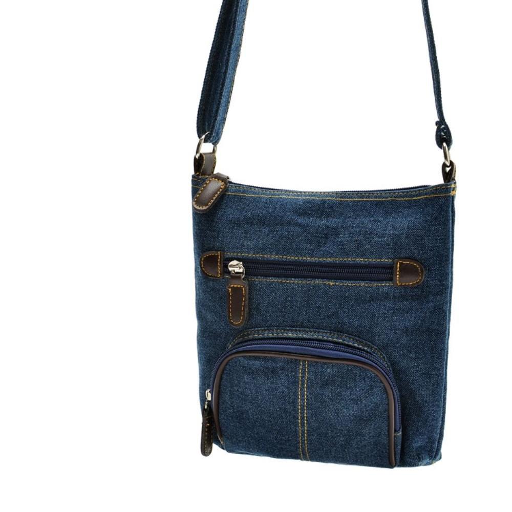 Alexa | Mini Denim Crossbody Sling Bag
