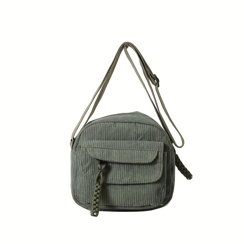 Melissa | Women's Corduroy Small Casual Crossbody Sling Bag