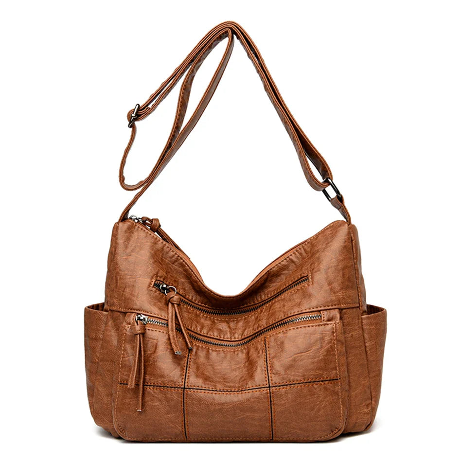 Ezra | Timeless Vintage-Style Crossbody Messenger Bag