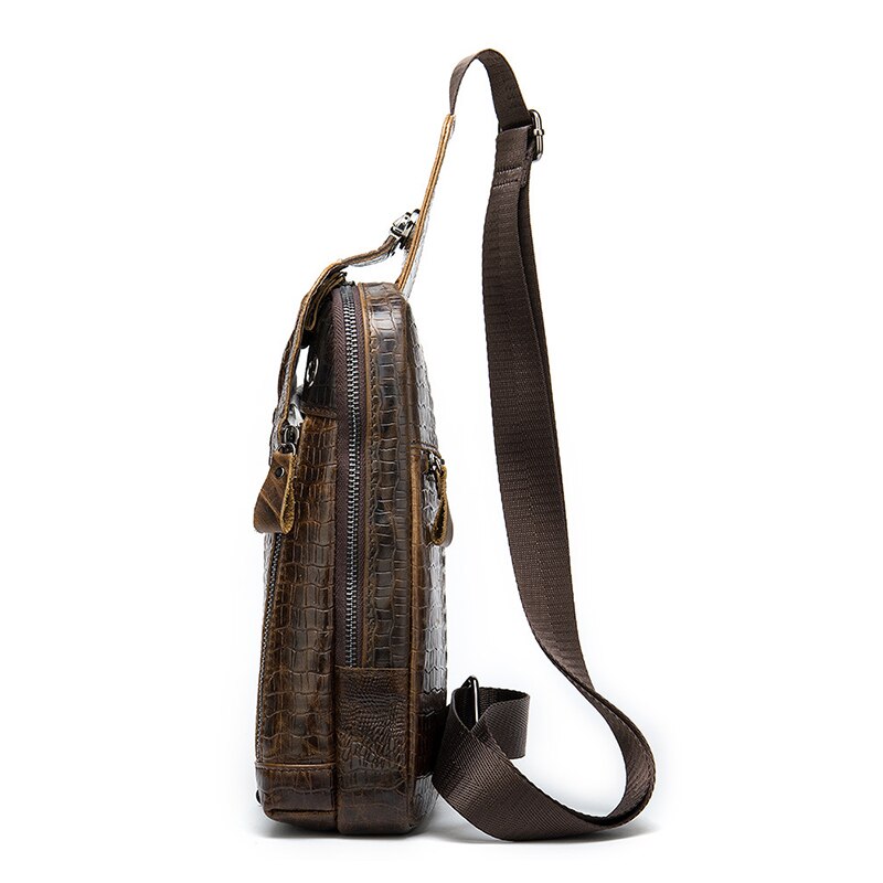 Samir | Alligator Leather Crossbody Travel Bag