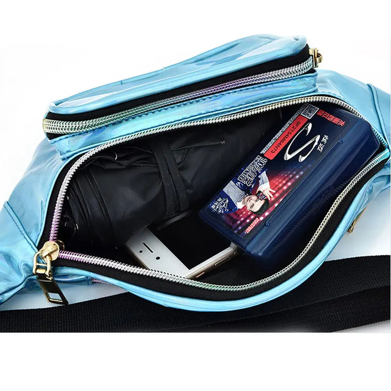 Skyler | Holographic Festival Crossbody Bum Bag