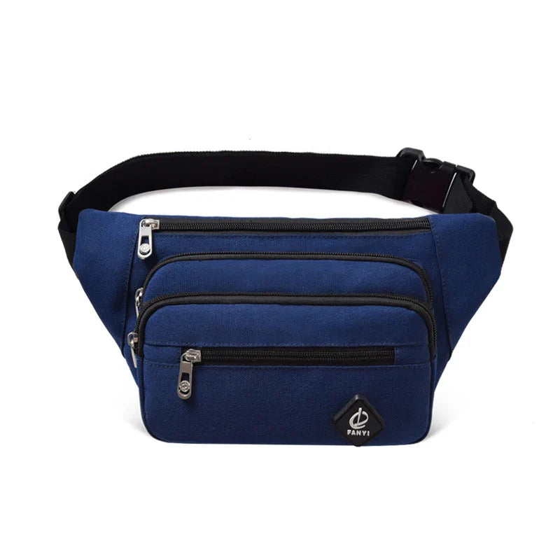 Kash | Unisex Canvas Travel Waist Pack Crossbody Bum Bag