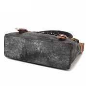 Jude | Vintage Striped Pattern Canvas Crossbody Messenger Bag