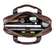 Remington | Men's Genuine Leather Large Crossbody Messenger Travel Bag