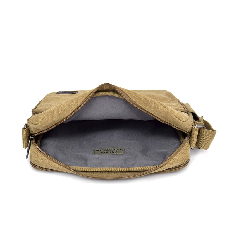 Kyro | Canvas Crossbody Messenger Bag