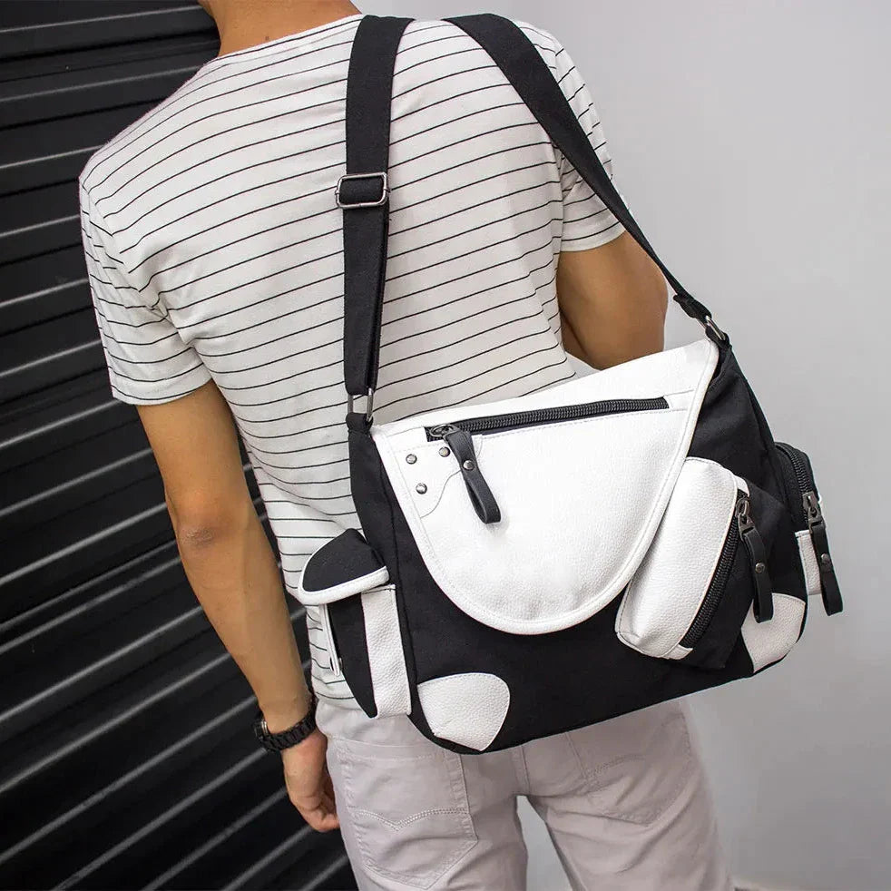 Mern | Men's Casual Canvas Crossbody Messenger Travel Bag