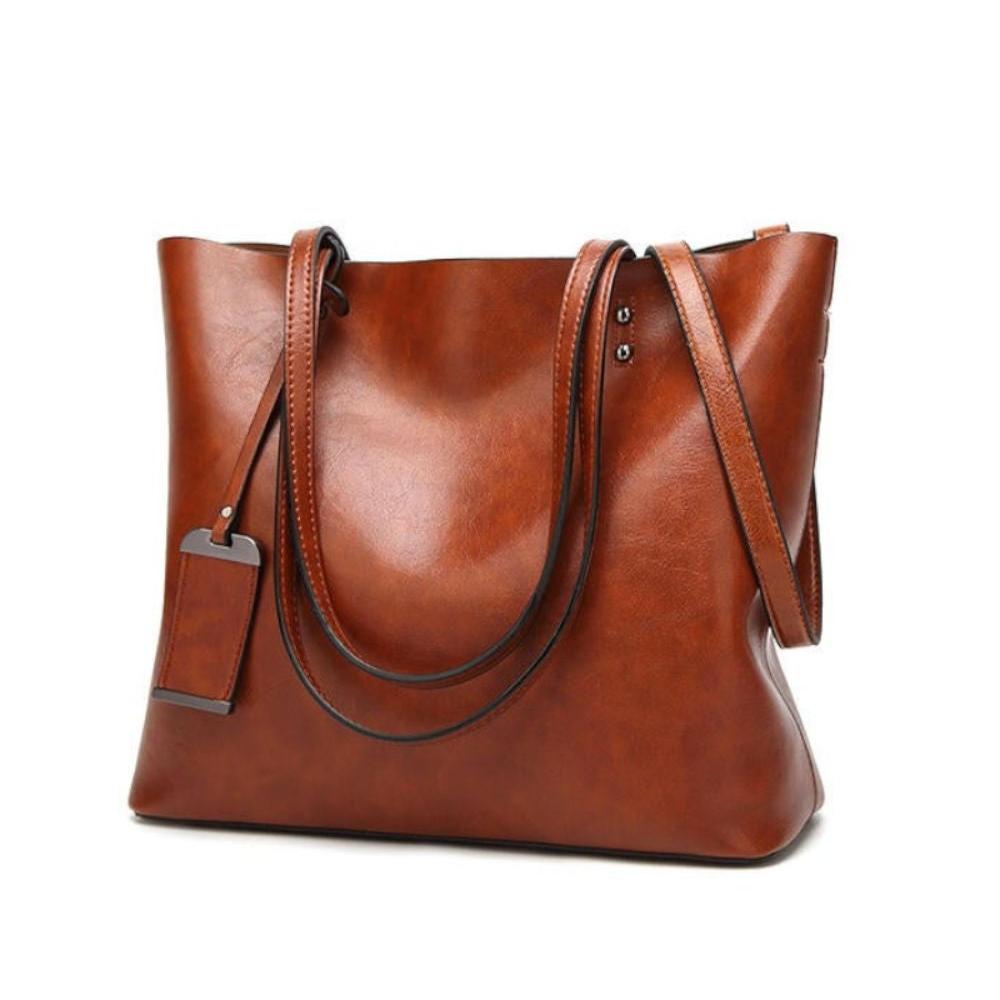 Belen | Vintage Oil Leather Women's Travel Crossbody Handbag