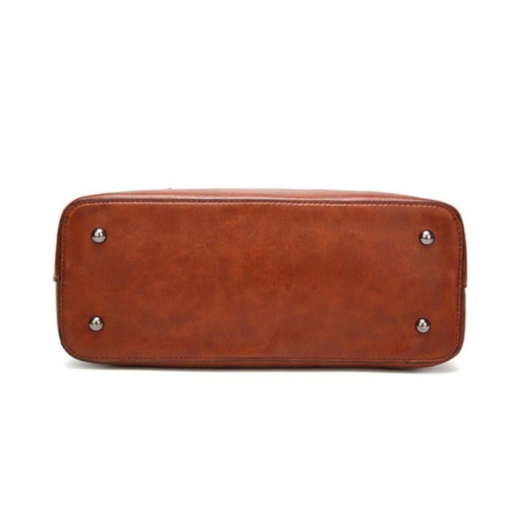 Belen | Vintage Oil Leather Women's Travel Crossbody Handbag