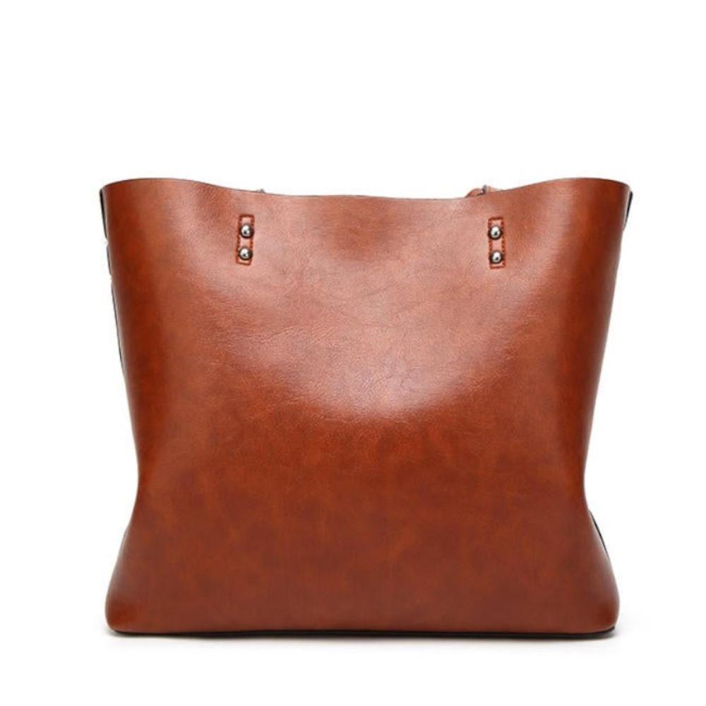 Belen | Vintage Oil Leather Women's Travel Crossbody Handbag