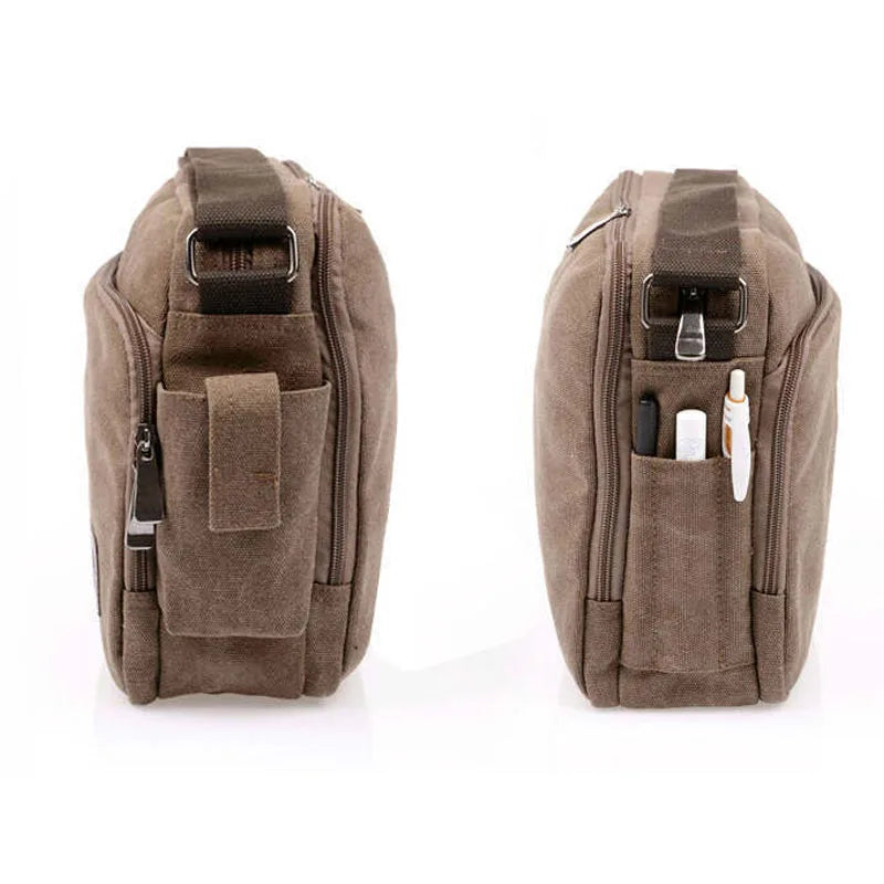Boone | Men's Canvas Crossbody Messenger Travel Bag