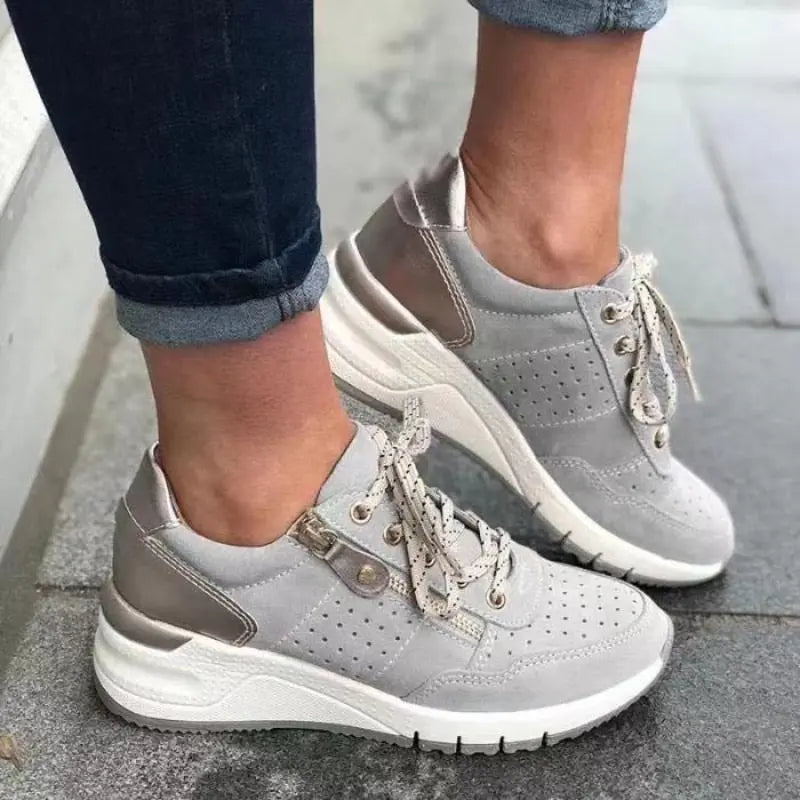 Hailey Stylish Zip-Up Sneakers for Women - Lizabella Fashion