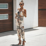 Stylish Printed Jumpsuit Romper by KATH - Lizabella Fashion
