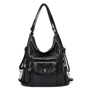 Vanessa | Women's Vintage Leather Crossbody Hobo Handbag