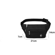 Kash | Unisex Canvas Travel Waist Pack Crossbody Bum Bag