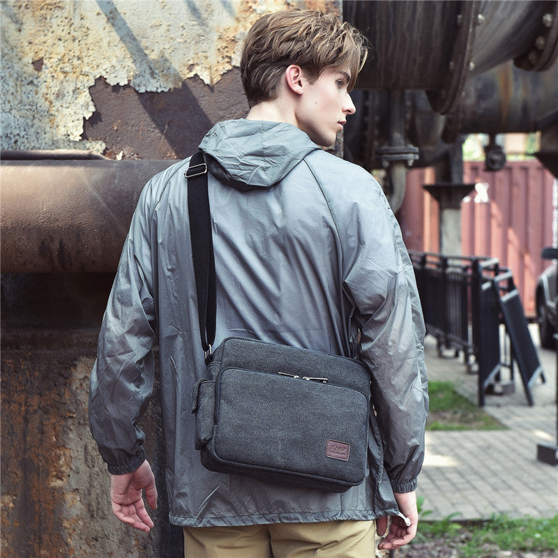 Kyro | Canvas Crossbody Messenger Bag