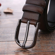 Elevate Your Style with the LEVAS Premium Men's Leather Belt - Lizabella Fashion