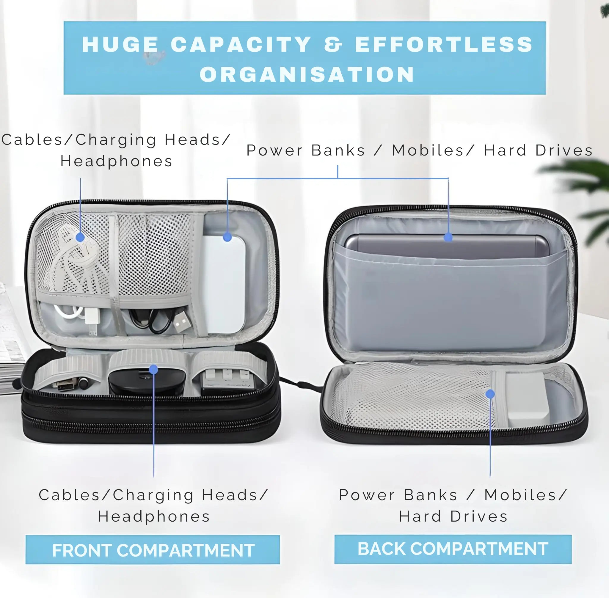 Zora | TidyTech Electronic Accessory Organiser