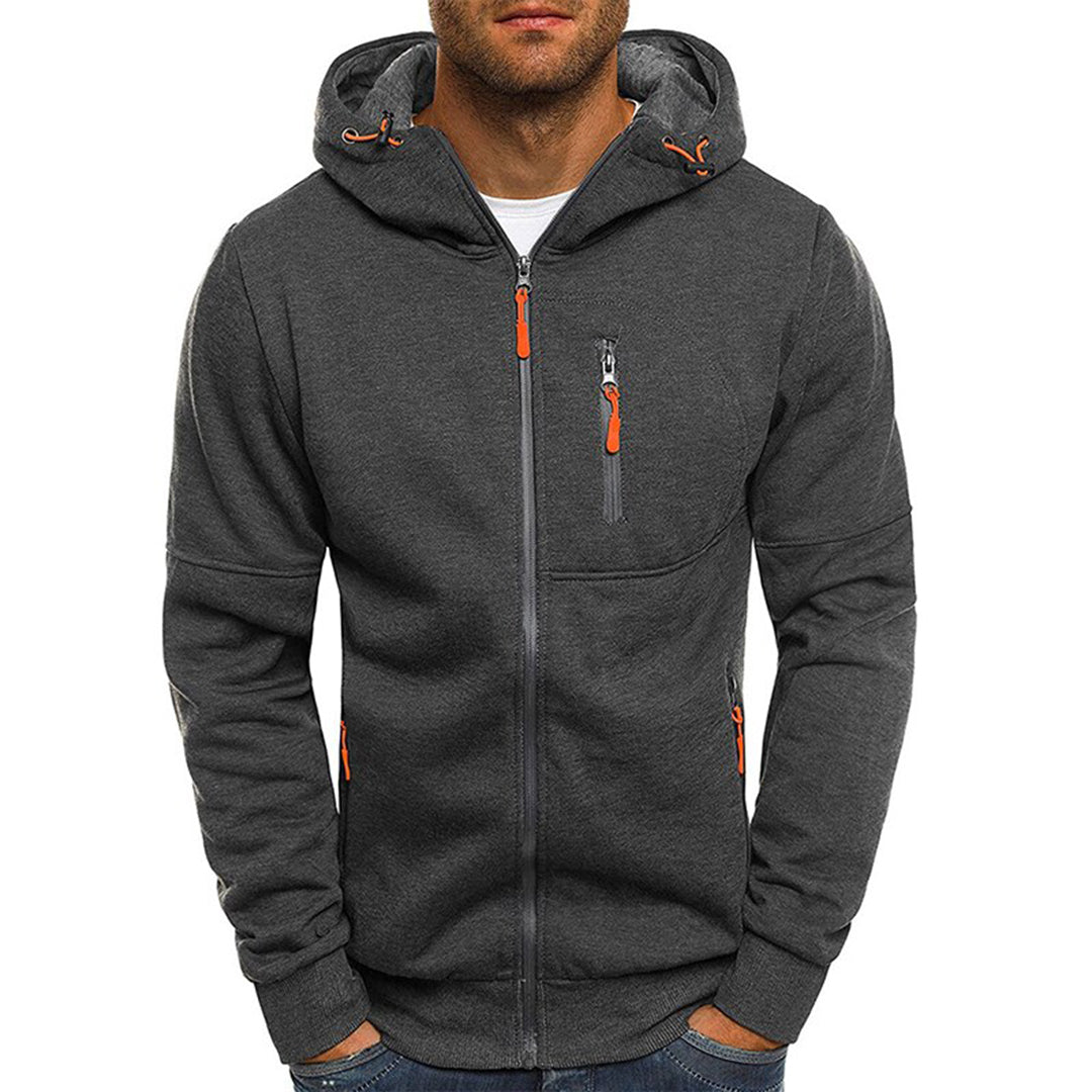 Jhonlee | Casual and Comfortable Hooded Zipper Jacket