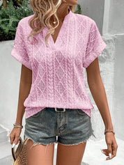 LESLEY | Chic Short Sleeve Top for Women - Lizabella Fashion