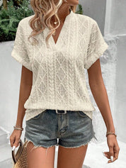 LESLEY | Chic Short Sleeve Top for Women - Lizabella Fashion