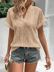 LESLEY | Chic Short Sleeve Top for Women - Lizabella Fashion