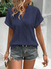 LESLEY | Chic Short Sleeve Top for Women - Lizabella Fashion