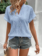 LESLEY | Chic Short Sleeve Top for Women - Lizabella Fashion