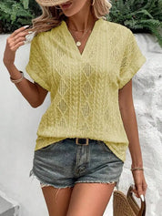 LESLEY | Chic Short Sleeve Top for Women - Lizabella Fashion