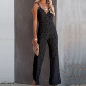 LUCY | Graceful Lace Jumpsuit for Effortless Chic - Lizabella Fashion