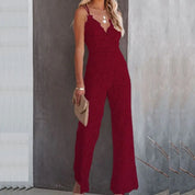 LUCY | Graceful Lace Jumpsuit for Effortless Chic - Lizabella Fashion