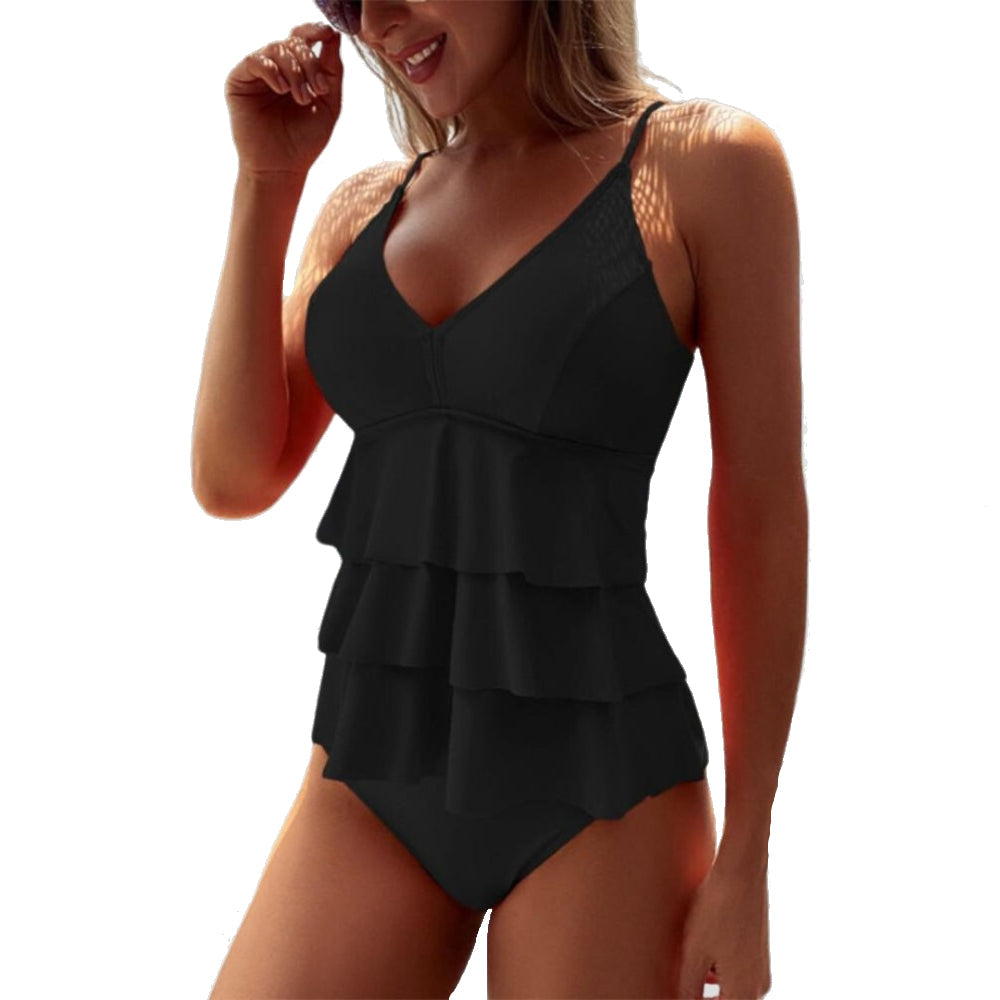 Tessa | Tiered Ruffle Swimwear