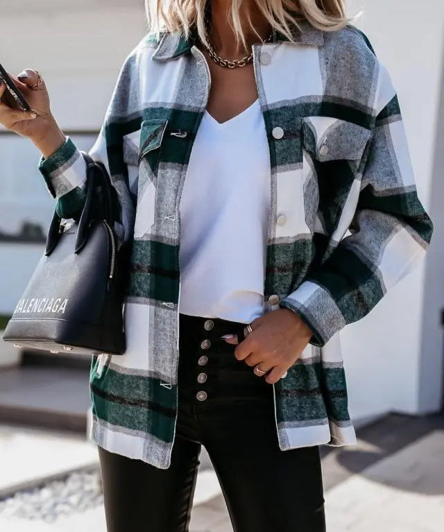 MAXIMA | Elegant Spring Jumper Shirt-Lizabella Fashion