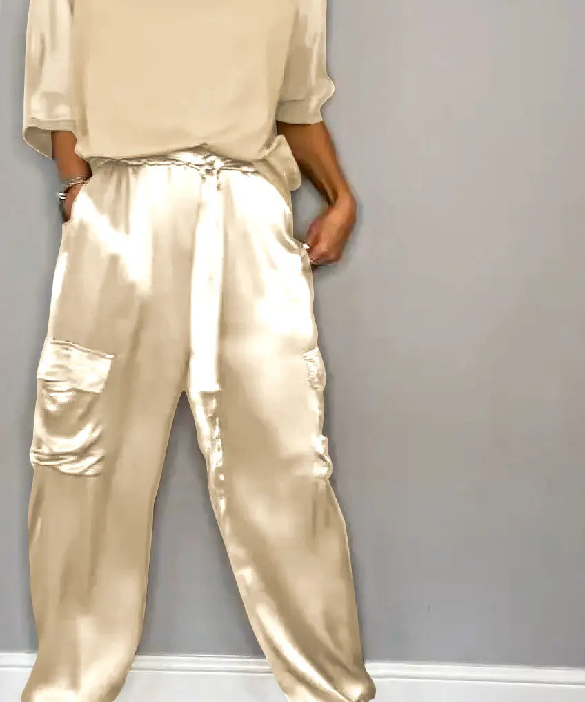 MIA | Women Suit Two Piece Satin-Lizabella Fashion