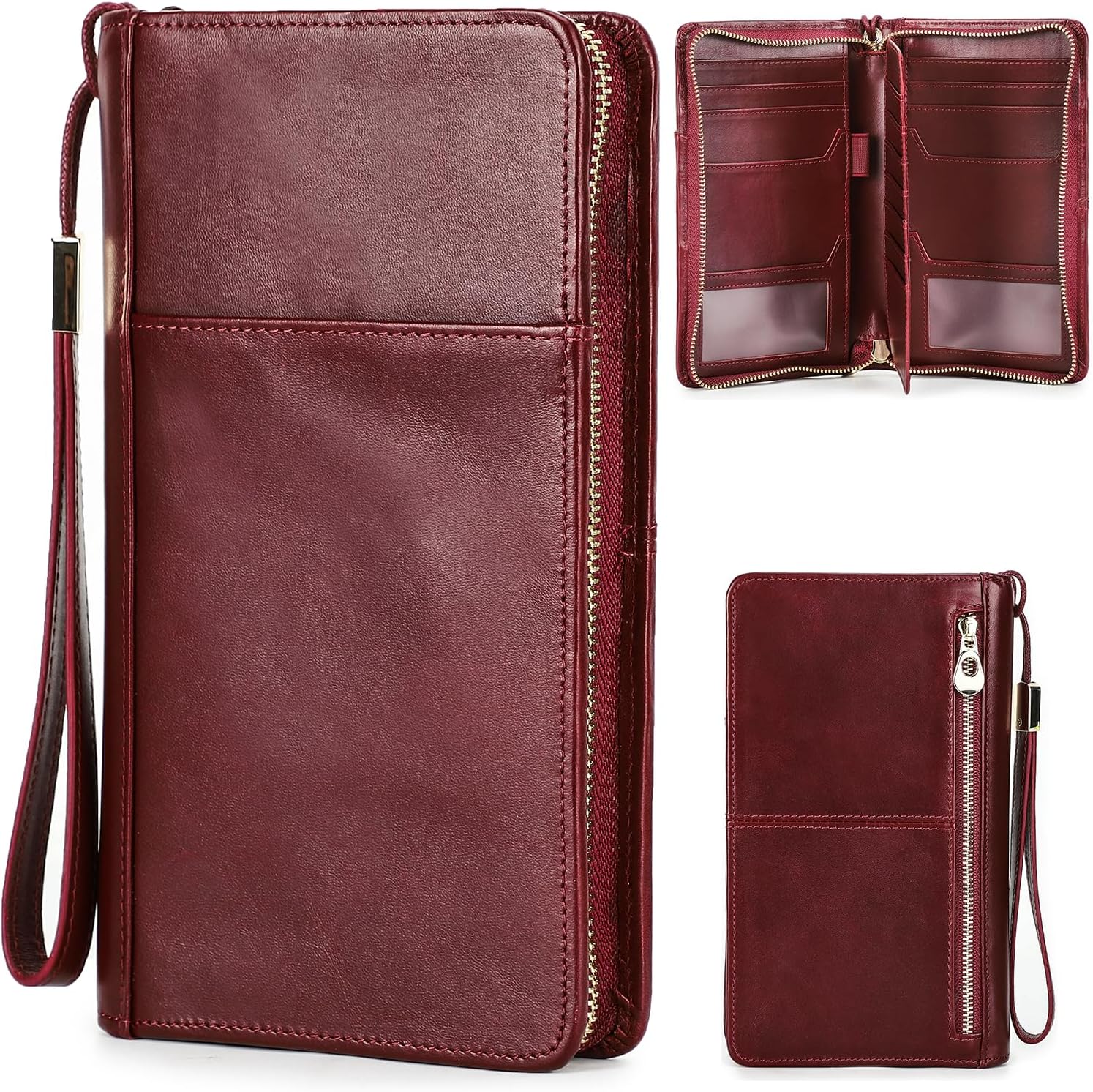August | Elegant & Timeless Multi-Compartments Travel Wallet