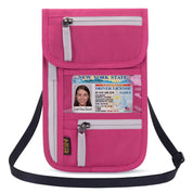 Yamileth | Compact & Travel-Friendly RFID Protected Neck Wallet
