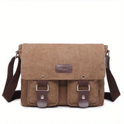 Azariah | Men's Vintage Canvas Crossbody Messenger Travel Bag
