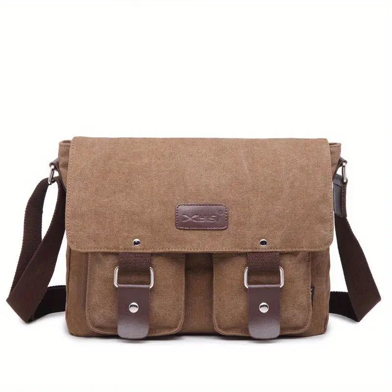 Azariah | Men's Vintage Canvas Crossbody Messenger Travel Bag