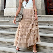 NOËLLA - Maxi Skirt Layered-Lizabella Fashion
