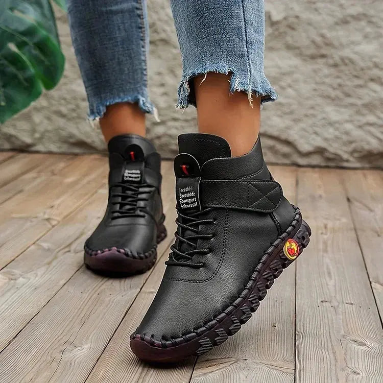 NORA | Cozy Fleece-Lined Warm Sneakers Boots - Lizabella Fashion