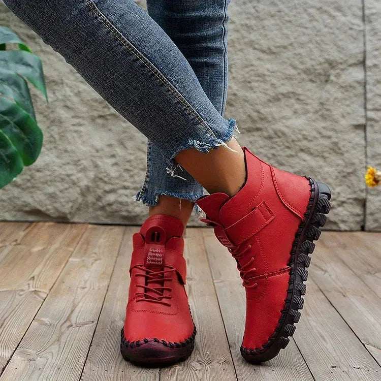NORA | Cozy Fleece-Lined Warm Sneakers Boots - Lizabella Fashion