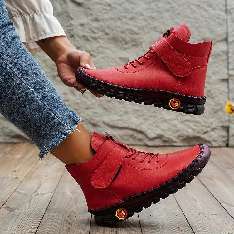 NORA | Cozy Fleece-Lined Warm Sneakers Boots - Lizabella Fashion