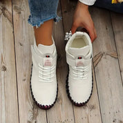 NORA | Cozy Fleece-Lined Warm Sneakers Boots - Lizabella Fashion