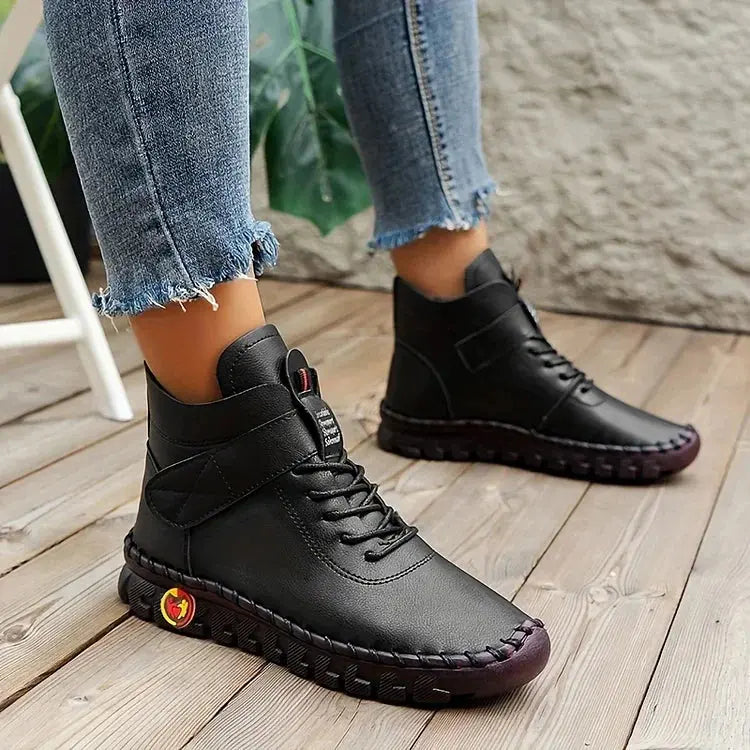 NORA | Cozy Fleece-Lined Warm Sneakers Boots - Lizabella Fashion