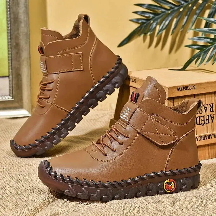 NORA | Cozy Fleece-Lined Warm Sneakers Boots - Lizabella Fashion
