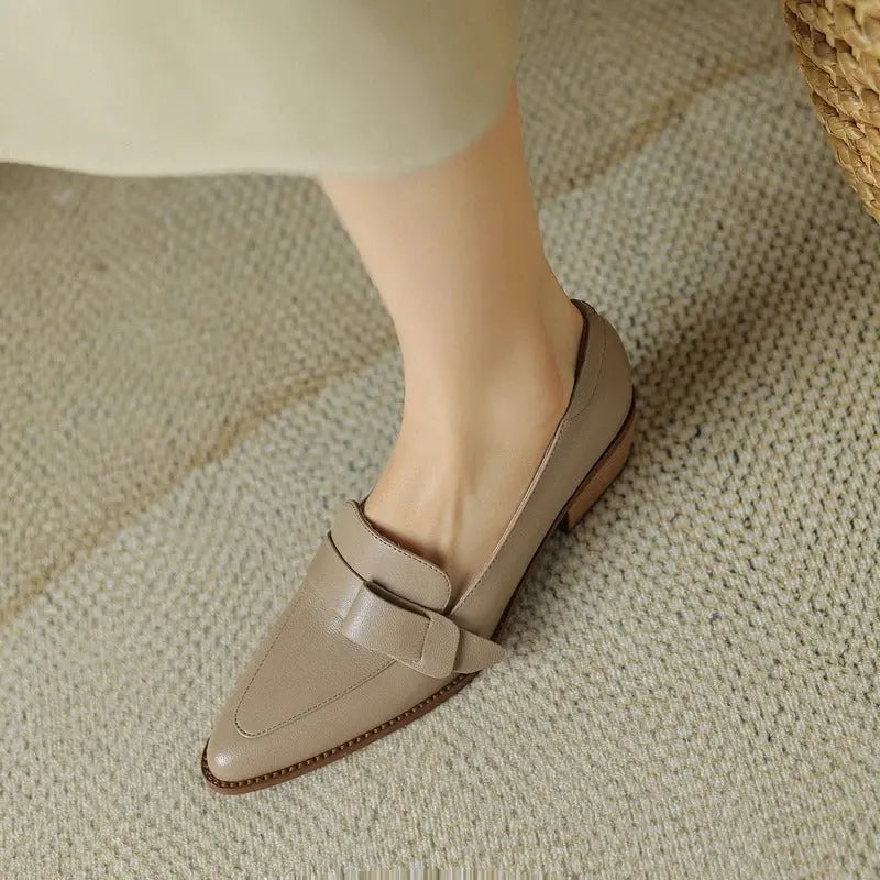 NOVAM | Leather Pumps Classic-Lizabella Fashion