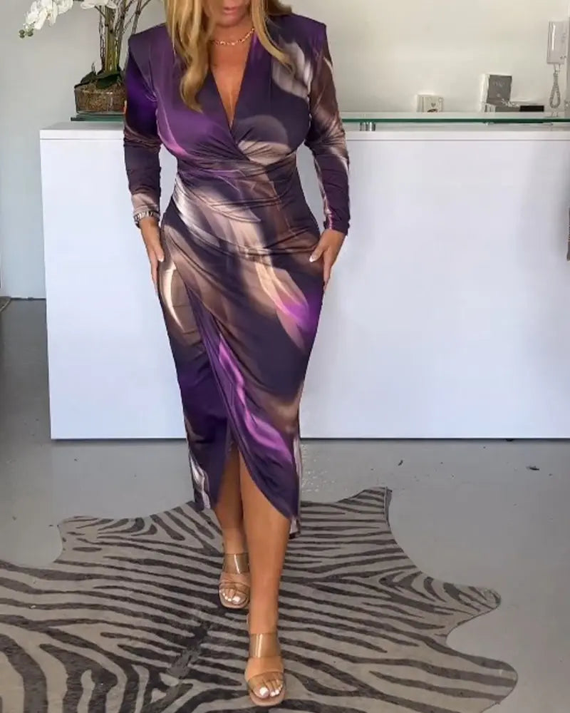 OLIVIA | Chic Midi Dress-Lizabella Fashion