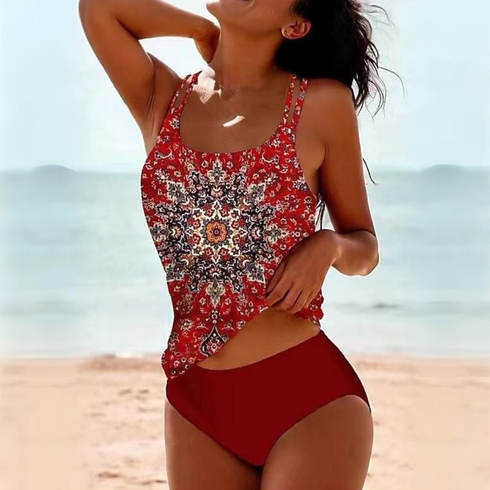Ava | Bohemian Swimsuit – Radiant Colors for Your Seaside Escapes