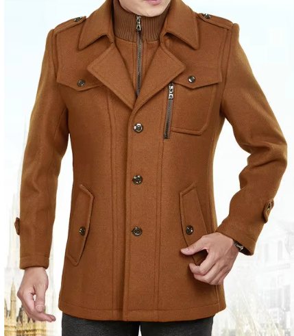 Frederick | Elegant Fitted Men's Overcoat