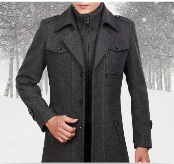 Frederick | Elegant Fitted Men's Overcoat