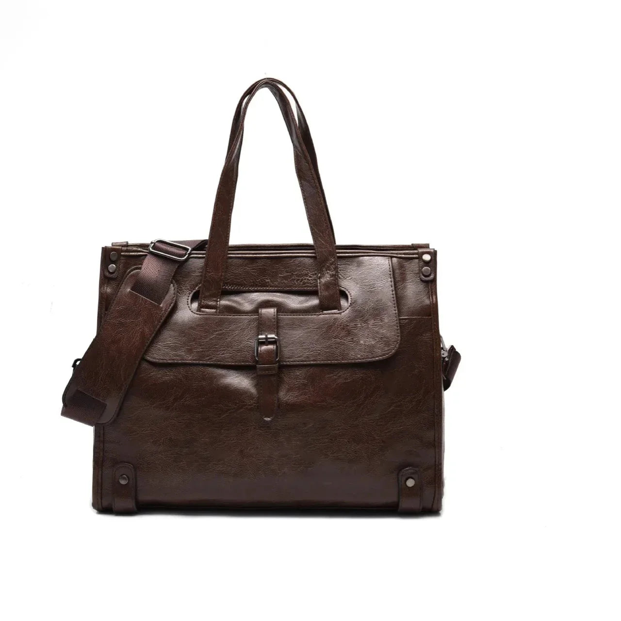 Alejandro | Large Capacity Leather Crossbody Messenger Bag